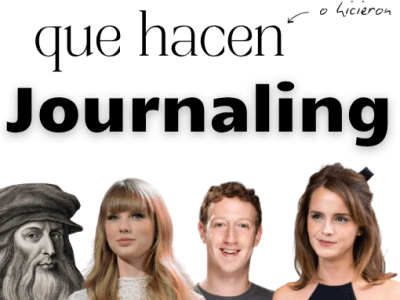 Famosos que hacen Journaling: Inspiración para tu propio diario 