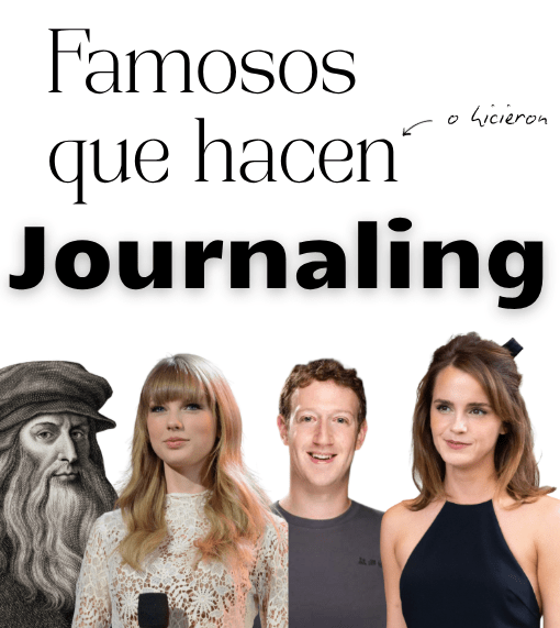 Famosos que hacen Journaling: Inspiración para tu propio diario 